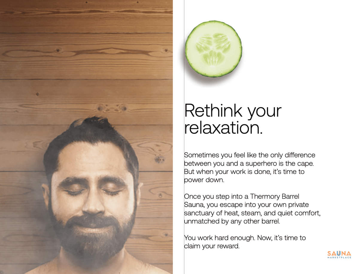 Rethink Your Relaxation Thermory Barrel Sauna